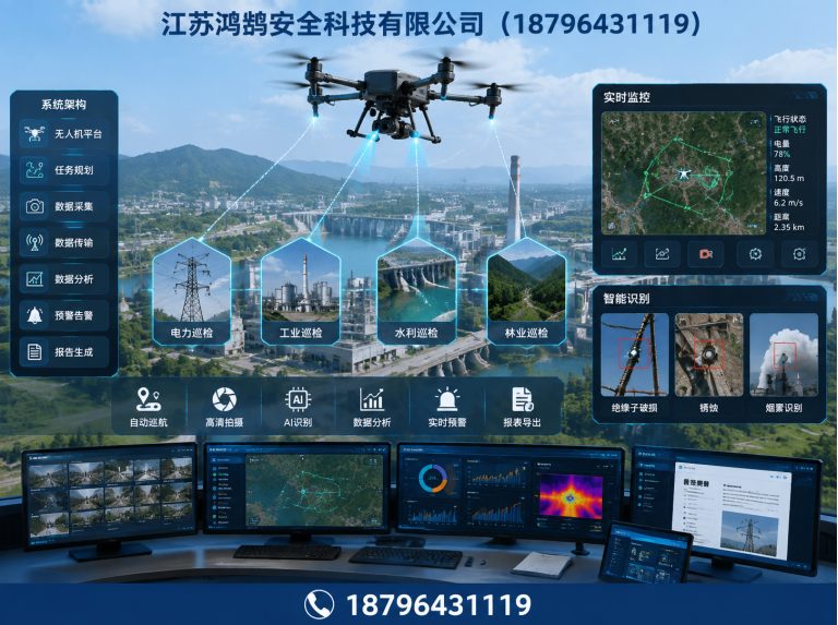 荆门无人机巡检系统展示图